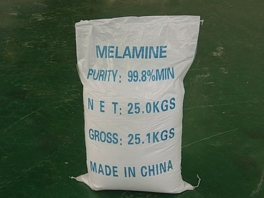 좋은 가격 단백질 본질 3.1g/L 99.5% 멜라민 분말, PH7.8 C3H6N6 멜라민 수지 온라인으로